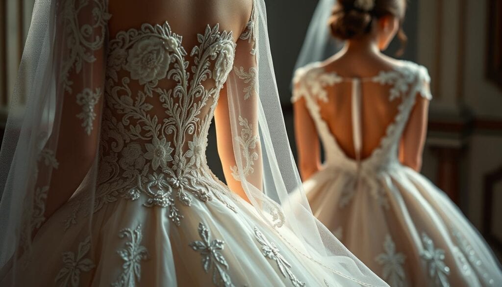 Verzierte Brautkleider Verzierte Brautkleider