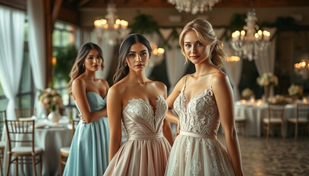 elegante Abendkleider Hochzeit