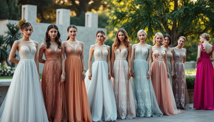 festliche Kleider zur Hochzeit für Gäste