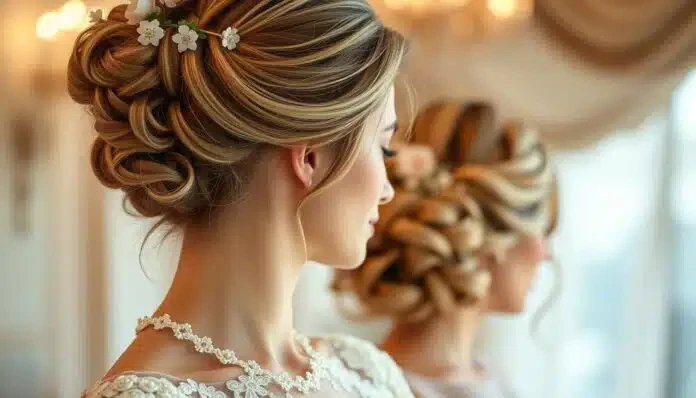 Brautfrisuren hochgesteckt