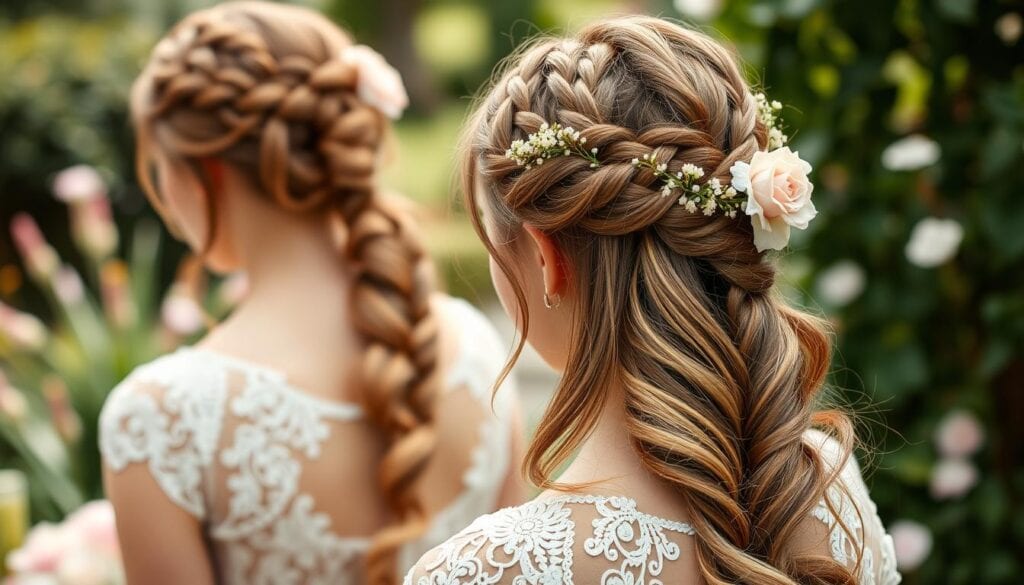 Mädchenfrisuren festlich