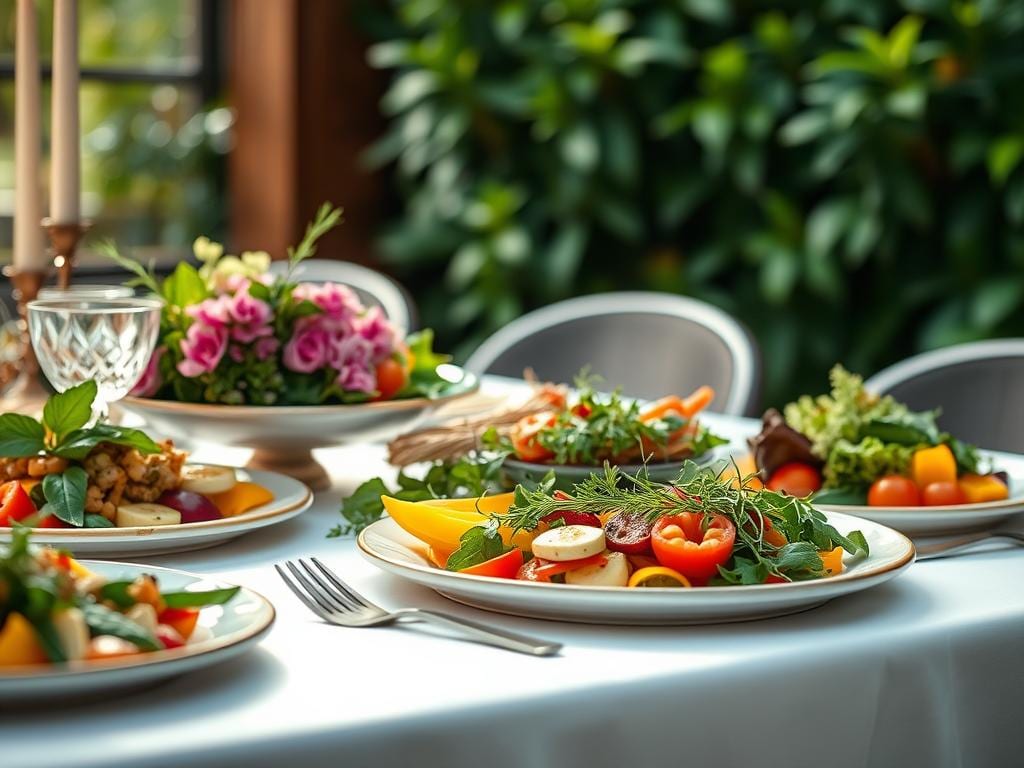 Hochzeitsmenü mit saisonalen Zutaten