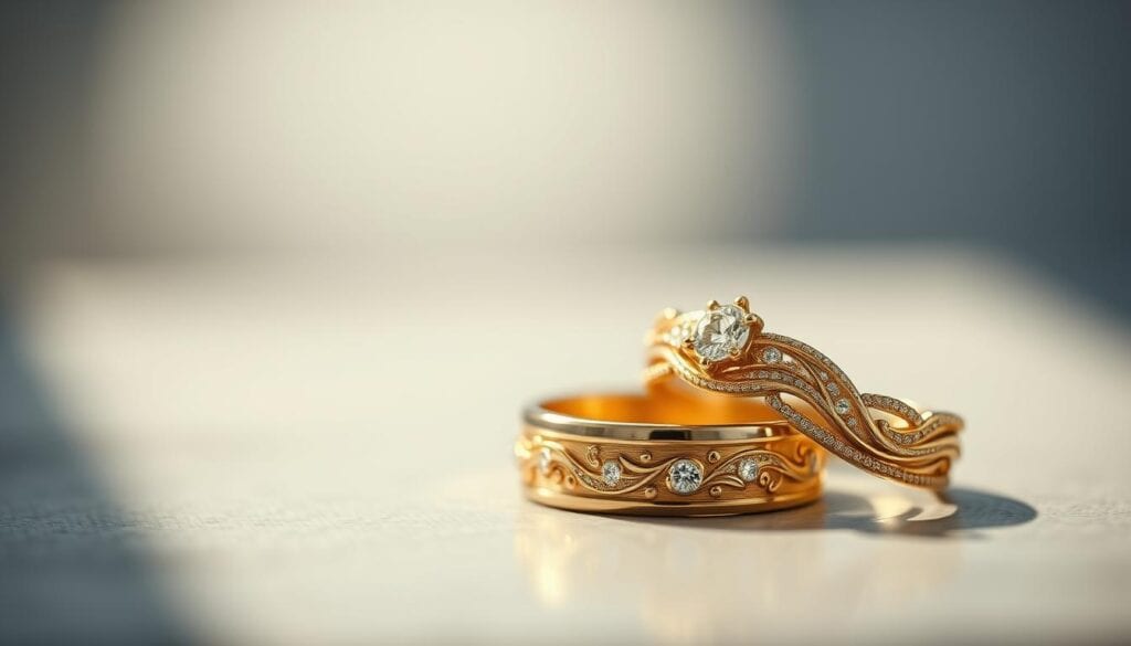 Hochzeitsringe in 585er Gelbgold