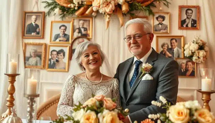 Personalisierte Fotocollage zum 50. Hochzeitstag