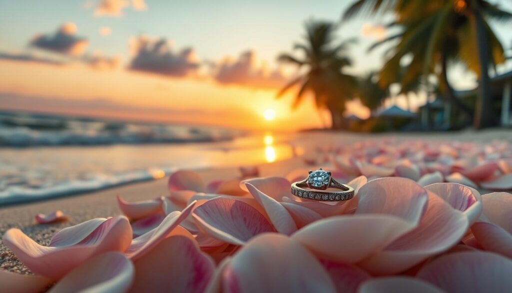 Romantischer Heiratsantrag