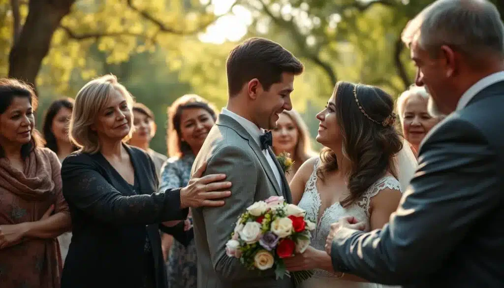 Unterstützung für Brautpaar Unterstützung für Brautpaar