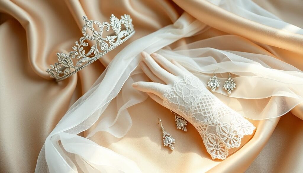 Brautkleid Accessoires und Styling