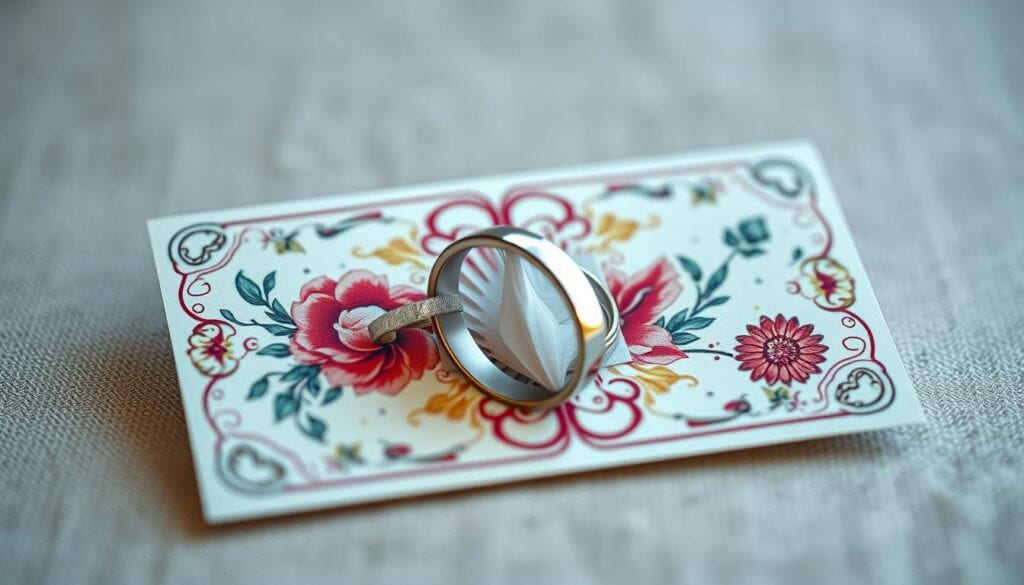 Geldgeschenk zur Hochzeit Karte