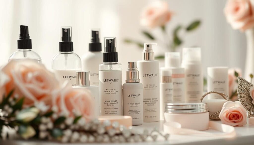 Hochzeitsfrisur Haarkosmetik Produkte