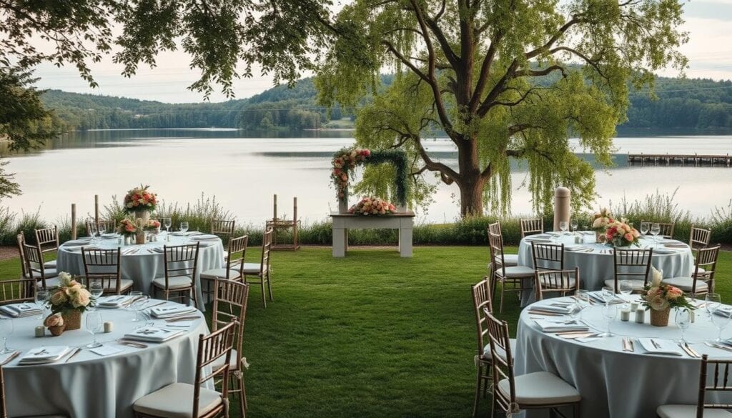 Hochzeitsplanung am See