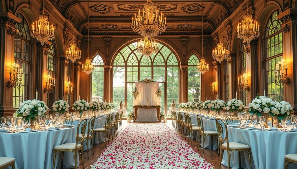 Hochzeitsservices im Schloss