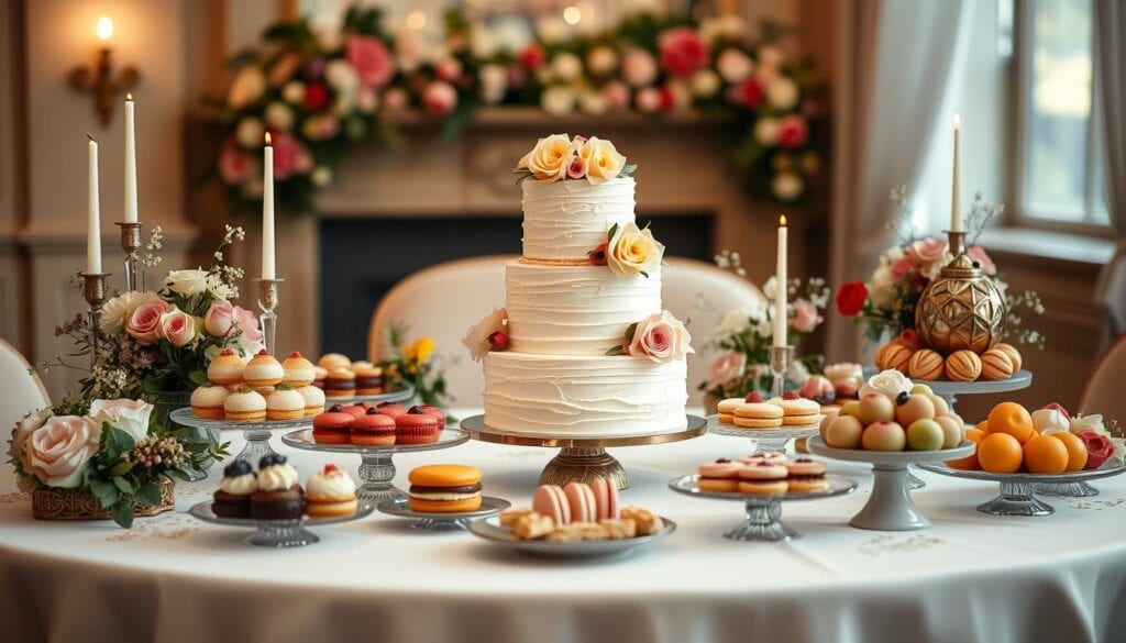 Hochzeitstorte Desserttisch Hochzeit