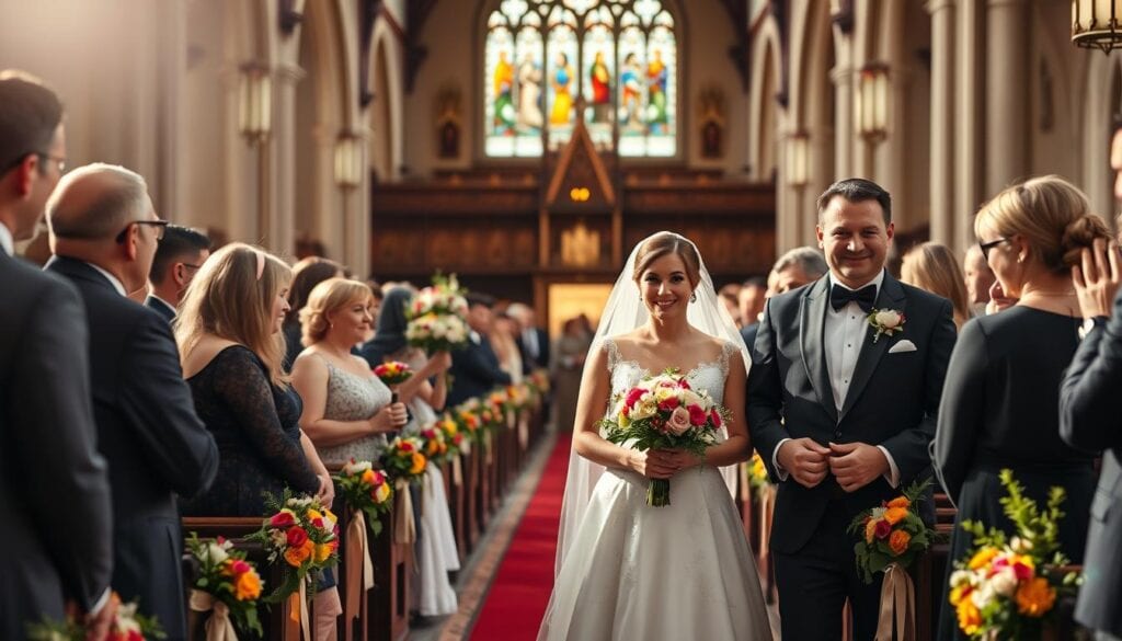 Hochzeitszeremonie Einzug Hochzeitszeremonie Einzug