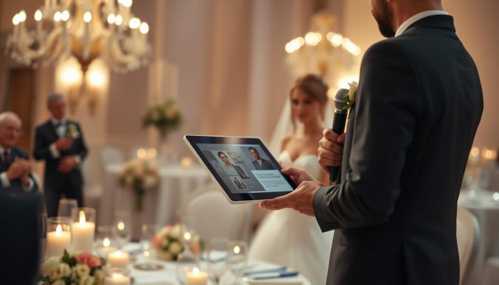 Moderne Hochzeitsreden Technologie