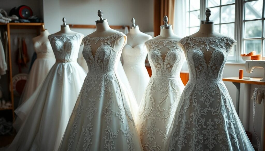 Anpassung von Brautkleidern große Größen