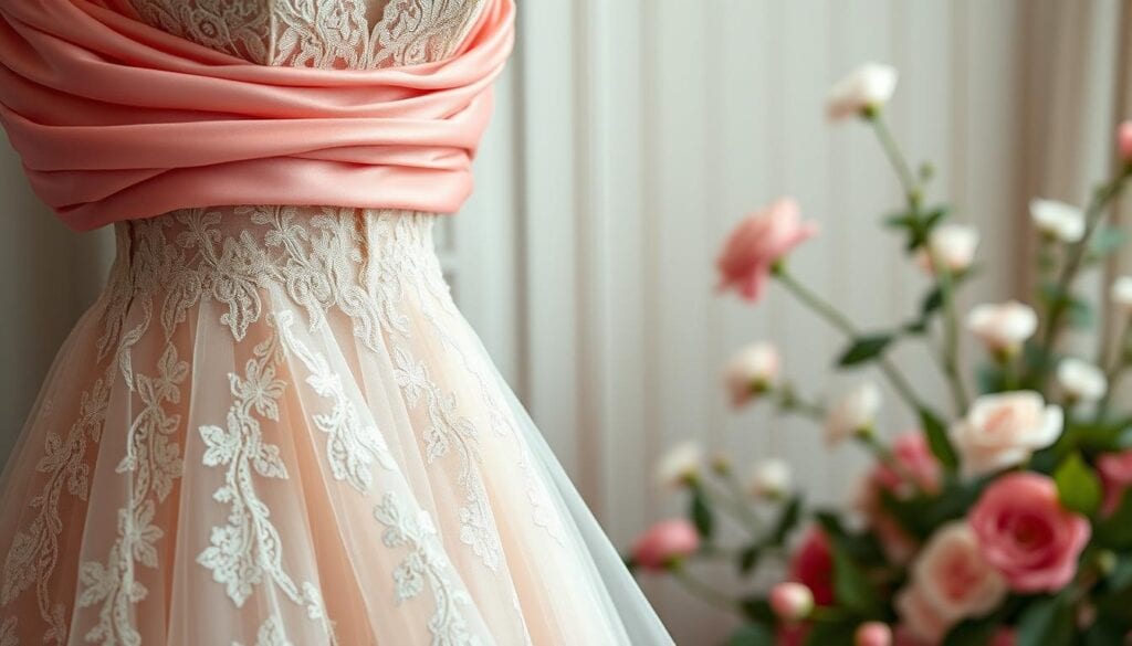 Bridgerton Brautkleid Farbpalette