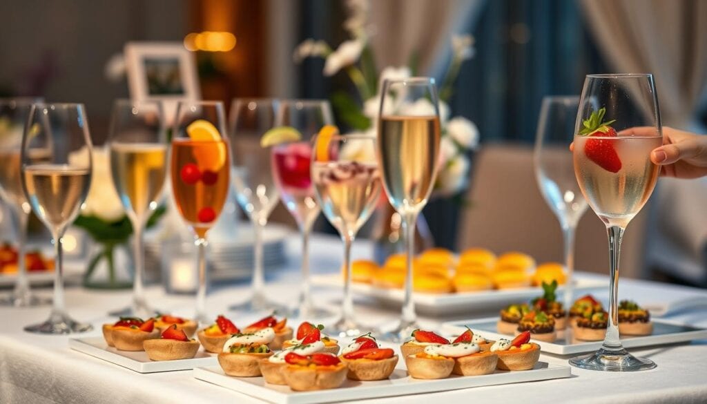 Fingerfood und Getränke Hochzeit