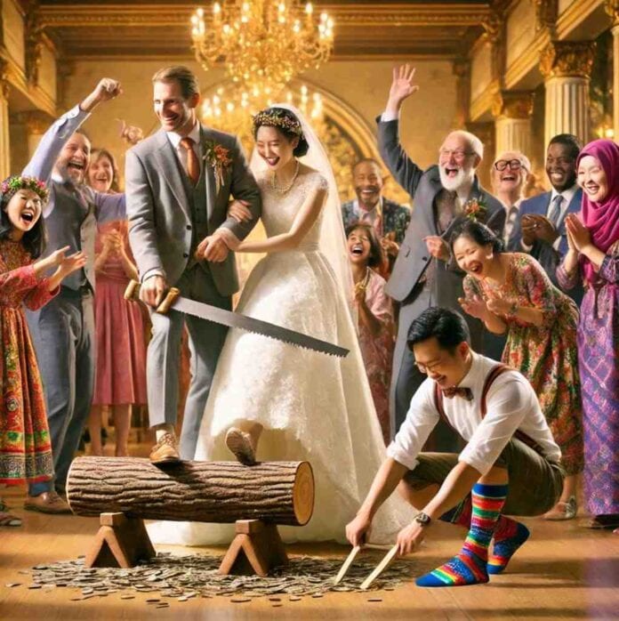 Lustige Hochzeitstraditionen