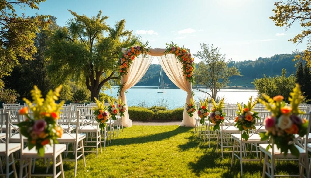 Sommerhochzeit im Freien