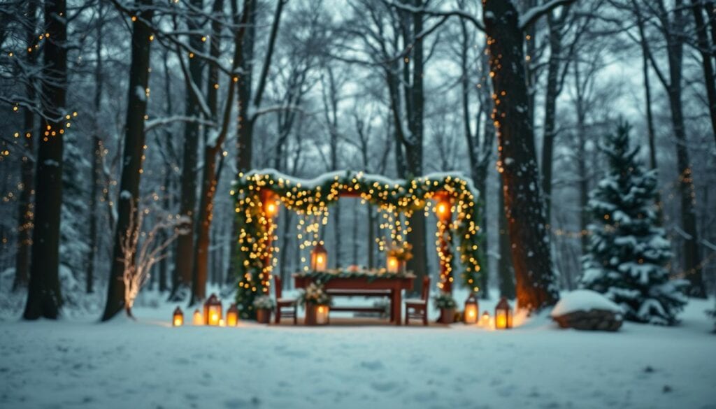 Winterliche Hochzeitsromantik