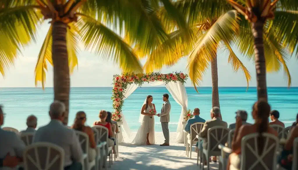 Hochzeitszeremonie auf den Malediven