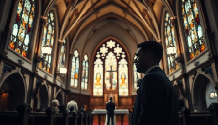 Kirchlich heiraten nur ein Partner in der Kirche