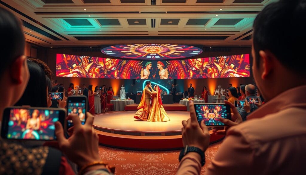 Technologie bei Hochzeitsfeiern