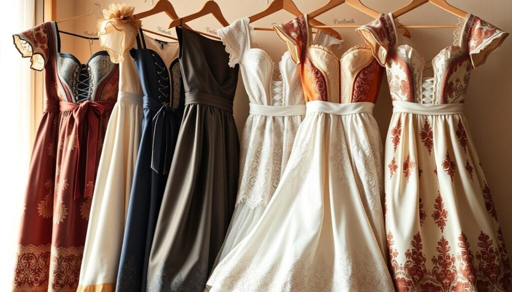 Hochzeitsdirndl verschiedene Körperformen