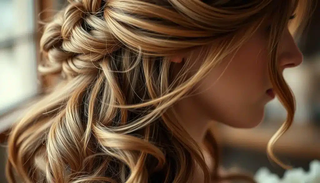 Boho Hochzeitsfrisur DIY oder Profi