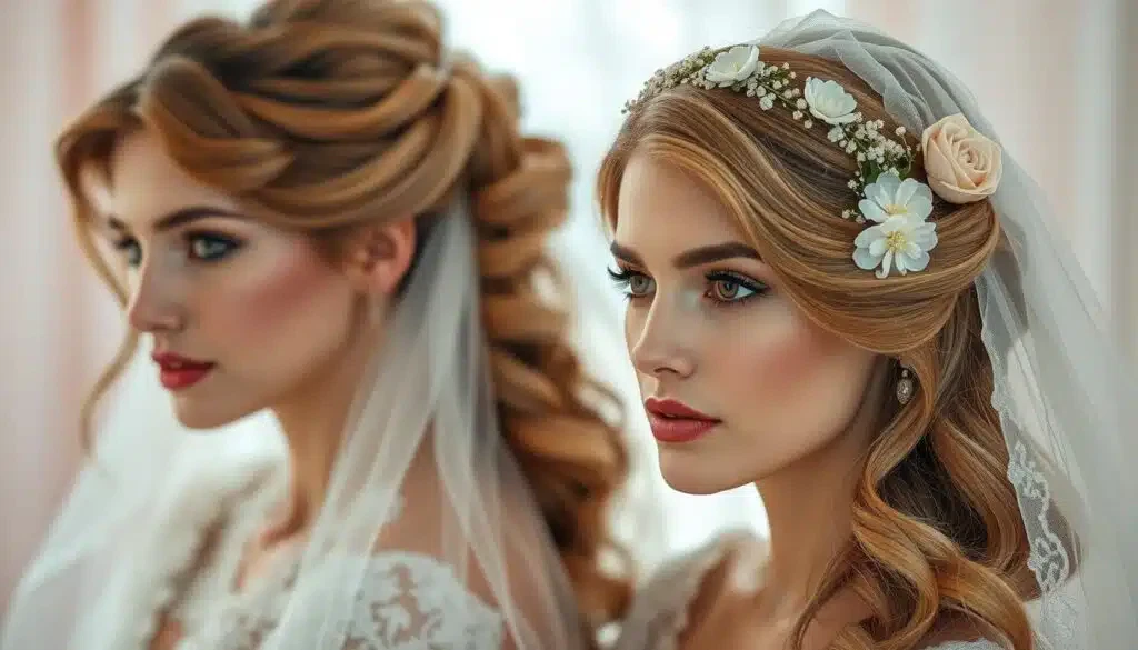 Brautfrisuren für verschiedene Gesichtsformen