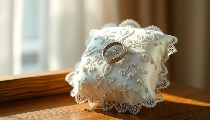 Außergewöhnlich Ringkissen Hochzeit