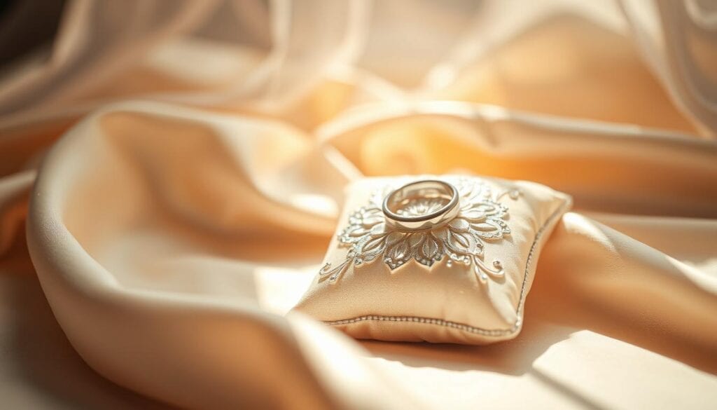 Dekorative Ringkissen Hochzeit