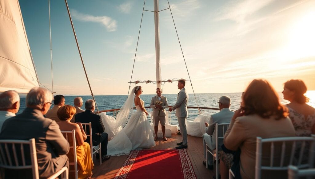 Maritimes Hochzeitserlebnis auf See Maritimes Hochzeitserlebnis auf See