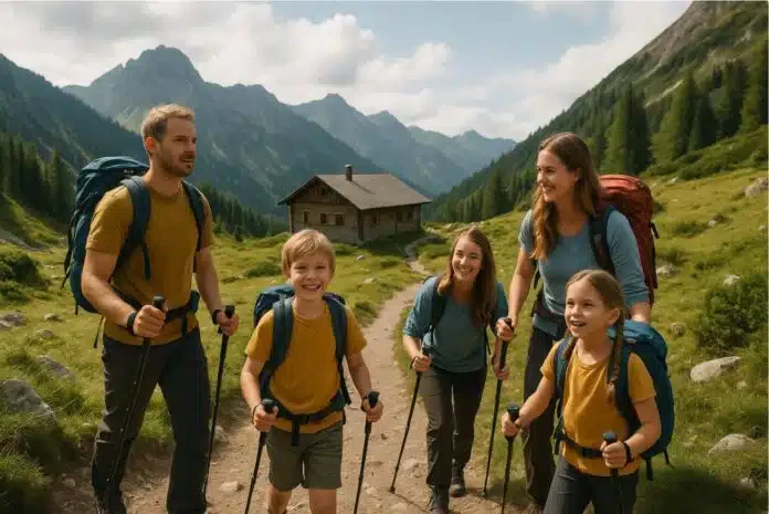 abenteuerliche Hüttentour mit Kindern