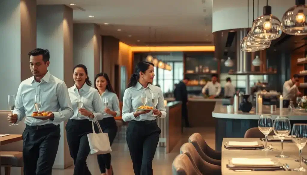 Kosten für Servicepersonal und Kellner