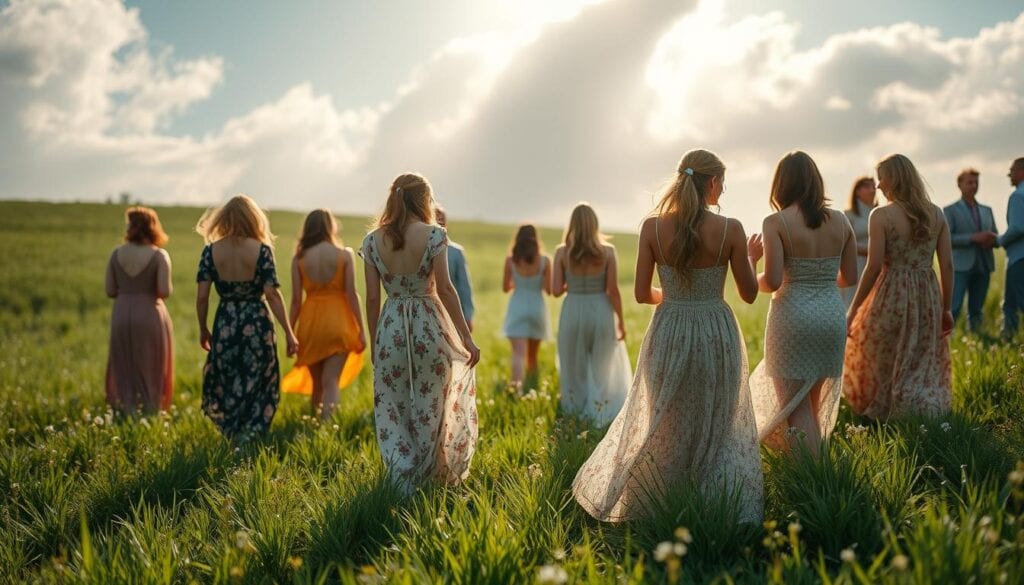 Nachhaltige Mode für Hochzeitsgäste