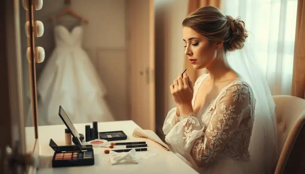 Pflege und Wartung während des Hochzeitstages