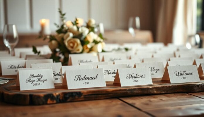 Platzkarten Hochzeit Ideen