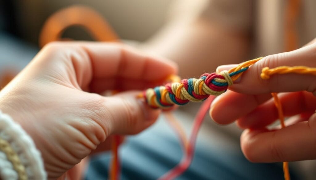 Schritt-für-Schritt Anleitung Freundschaftsarmband