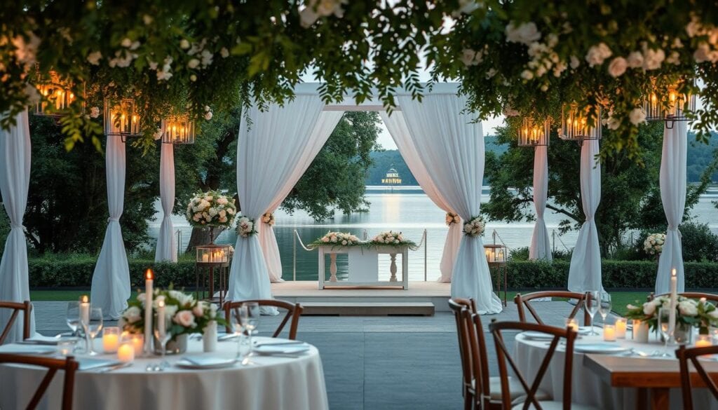 Traumhochzeit am See Dekoration Traumhochzeit am See Dekoration