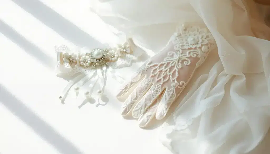 dezente Hochzeitskleider Accessoires