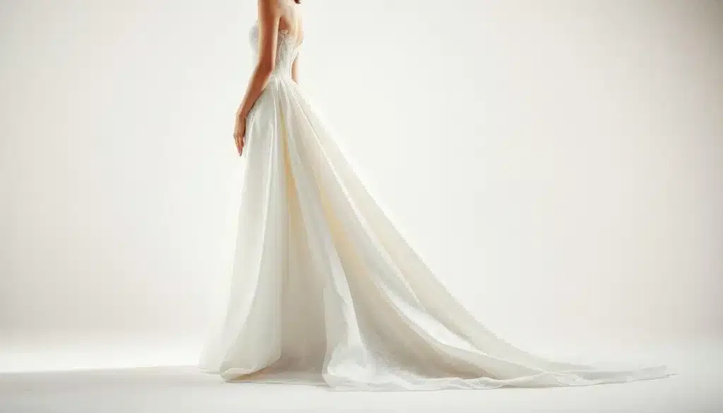 elegante Hochzeitsmode Größenbestimmung