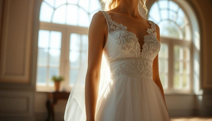 Brautkleid umschneidern