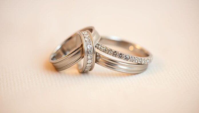 Platin oder Weißgold Ehering