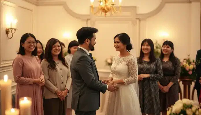 Heiraten im engen Familienkreis