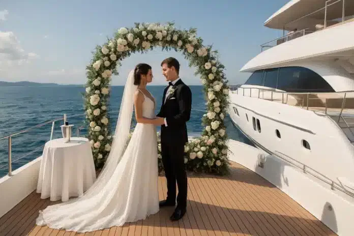 Traumhochzeit auf dem Wasser