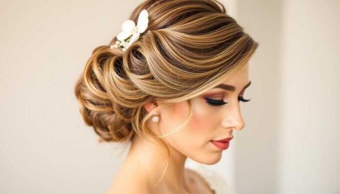 Hochzeitsfrisur selber machen
