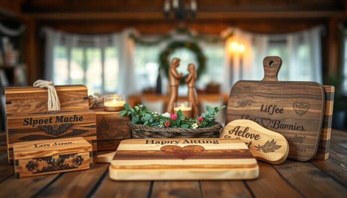 Ausgefallene Hochzeitsgeschenke aus Holz