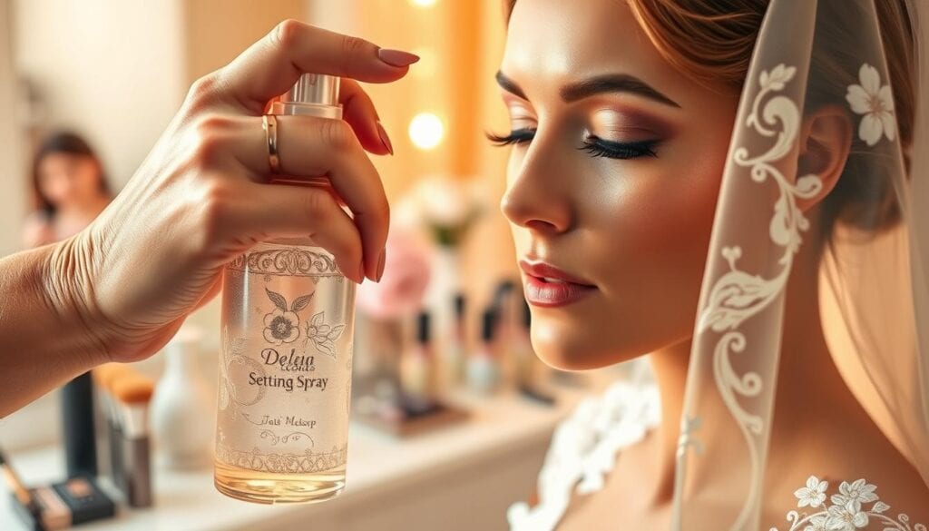 Fixierung mit Setting Spray