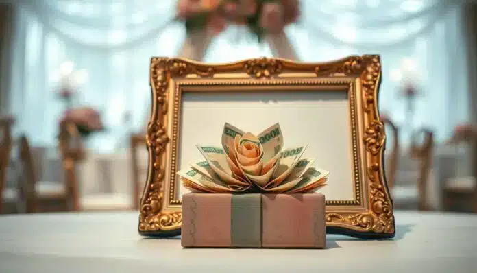 Geldgeschenk Hochzeit Bilderrahmen